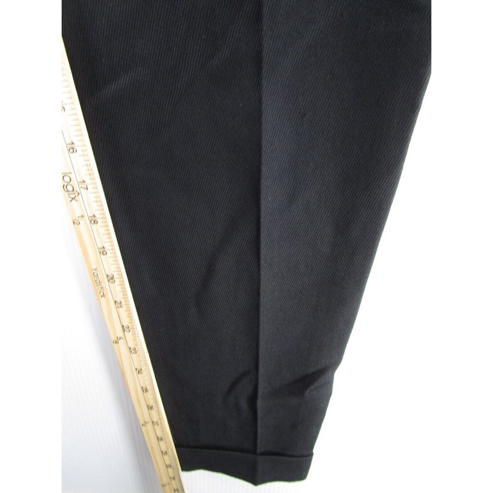 VINTAGE Burberry London Pants 14 High Rise Trouser Tapered Cuffed - Picture 4 of 10
